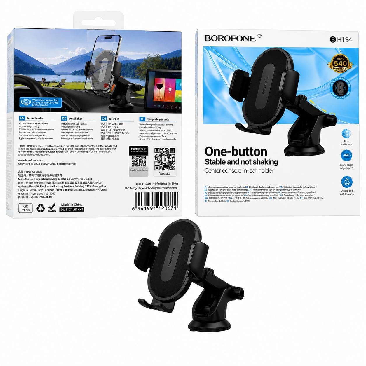 BH-134 BOROFONE AVTO HOLDER